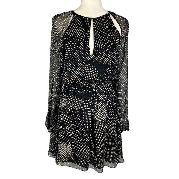 Thakoon Addition Womens Cosmic Open Back Dress Black Multi Silk Geometric size 4 - Picture 5 of 16